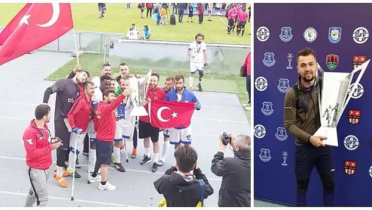 Şampiyonlar liginde kupa kaldıran Bartınlı