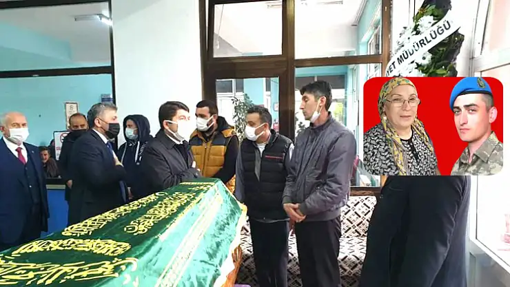 Şehit annesi son yolculuğuna uğurlandı