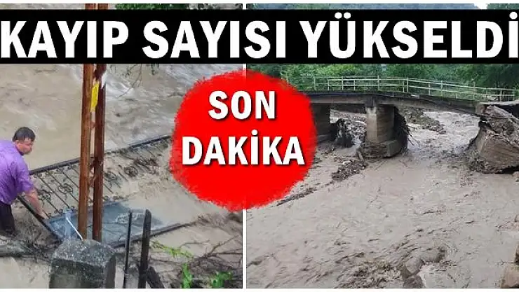 Sel felaketinde kayıp ikiye yükseldi