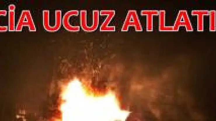 Seyir halindeki TIR'ın Lastikleri alev aldı