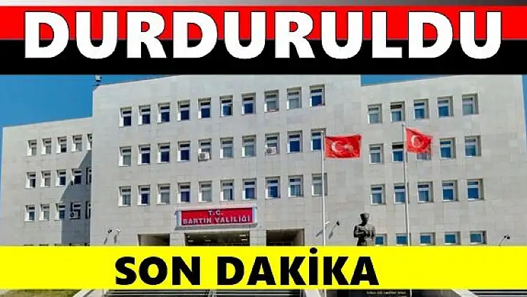 Sıcak gelişme, durduruldu!