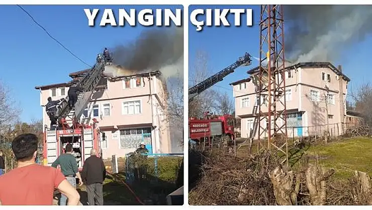 Son dakika, o köyde yangın çıktı