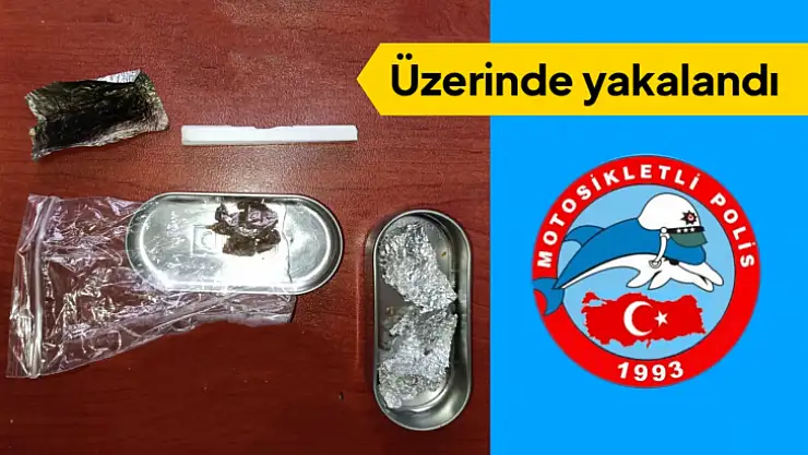 Şüphe üzerine yakalandı