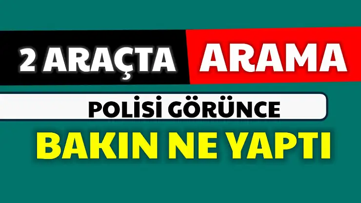 Şüpheli hareketi ele verdi