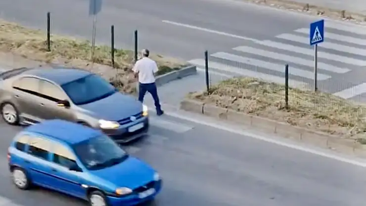 Sürücülere zor anlar yaşattı