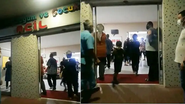 Tatilde hastaneye akın ettiler