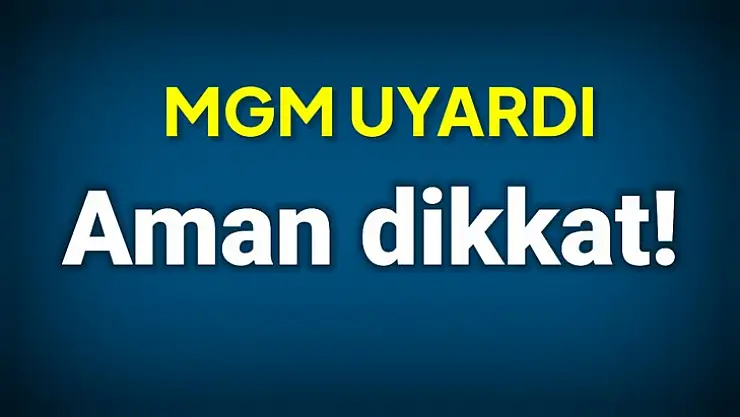 Tedirgin eden uyarı geldi