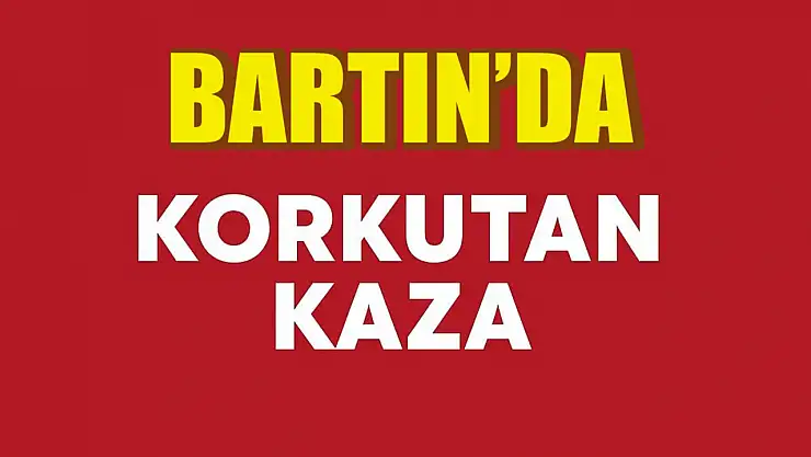Çimento kavşağında kaza!