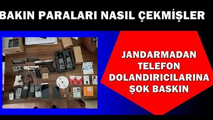 Telefon dolandırıcıları kıskıvrak yakalandı