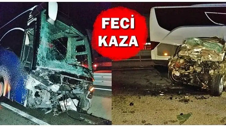 Ters yöne girdi, otobüsle çarpıştı