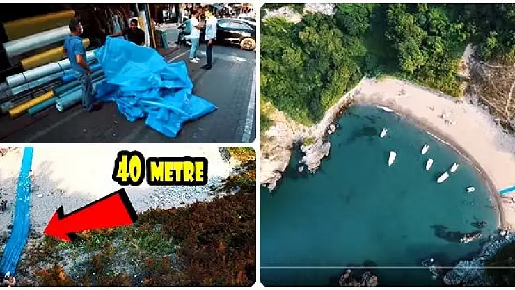 Tökelek'ten 40 metre naylon alıp bakın ne yaptılar
