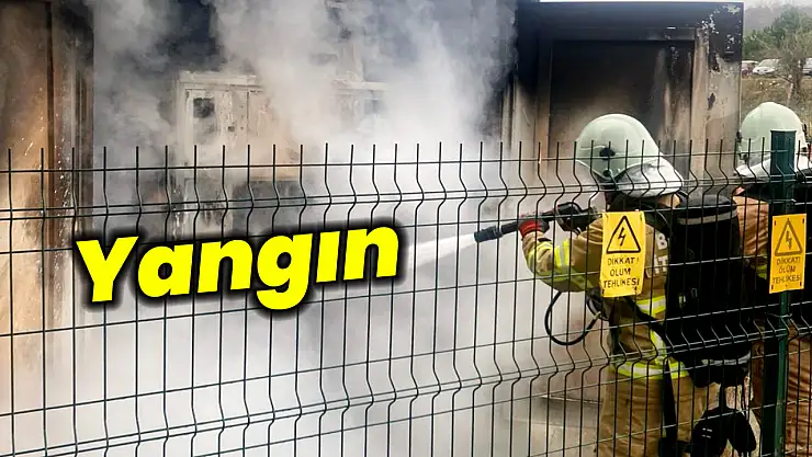 Trafoda patlama ve yangın