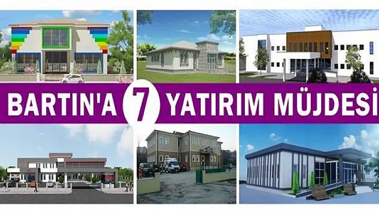 Tunç'tan Bartın'a 7 yatırım müjdesi