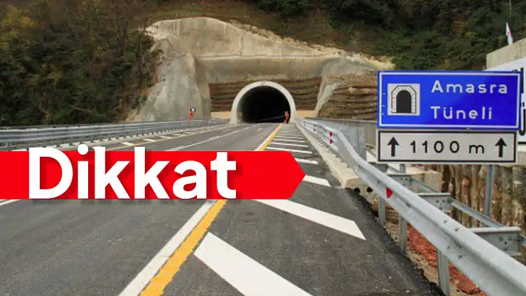 Tünel için beklenen gün geldi