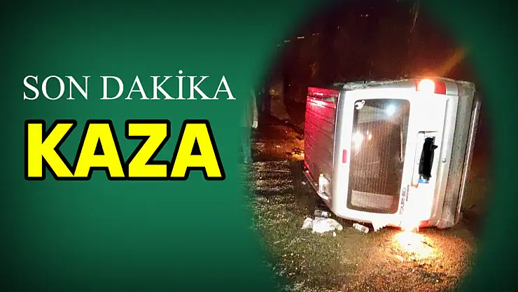 Tüneller bölgesinde kaza