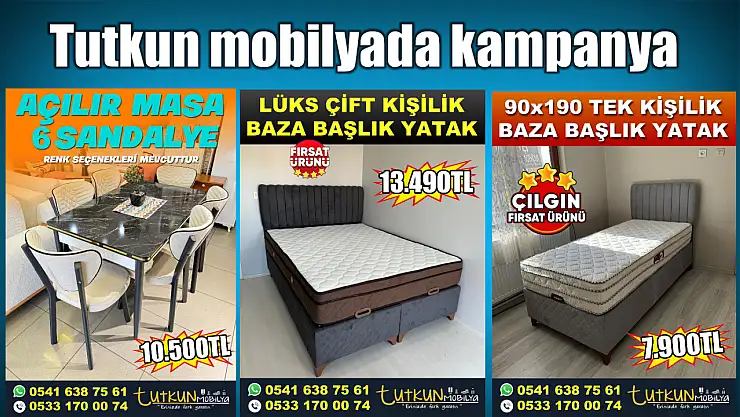 Tutkun mobilyadan fırsat ürünler