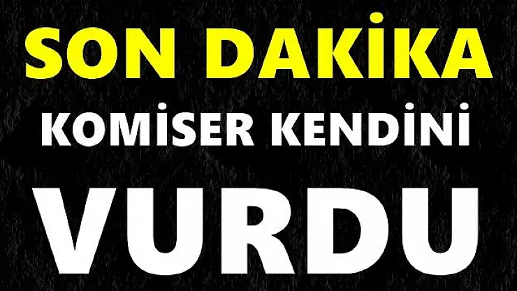 Ulus'ta komiser kendini vurdu
