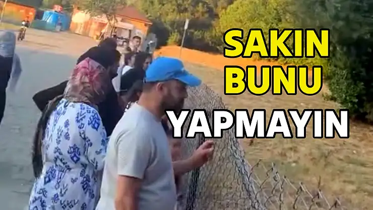 Uyarı geldi, bunu yapmayın
