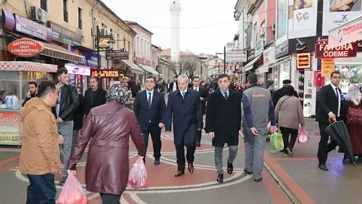 Vali DİRİM'den Esnaf Ziyareti
