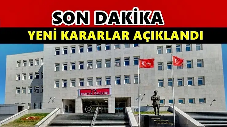Valilik yasaklarla ilgili kararları açıkladı