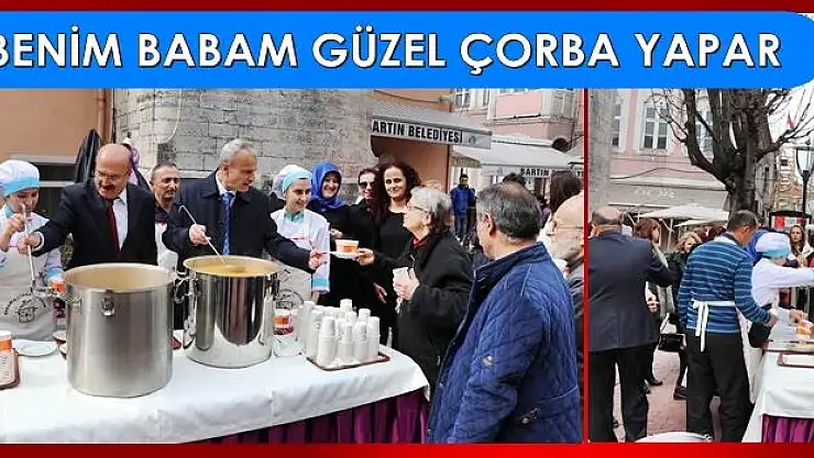 Vatandaşlara çorba ikram edildi