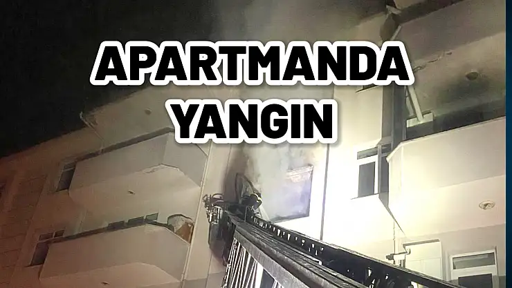 Yangında binadakiler tahliye edildi