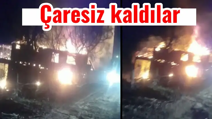 Yangında can kayıpları var