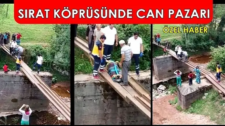 Yaralı kadına böyle ulaşıldı