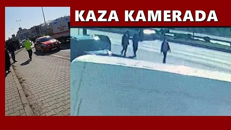 Yaşlı kadına araba çarptı