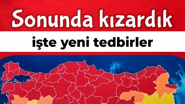 Yeni risk haritası yayımlandı!