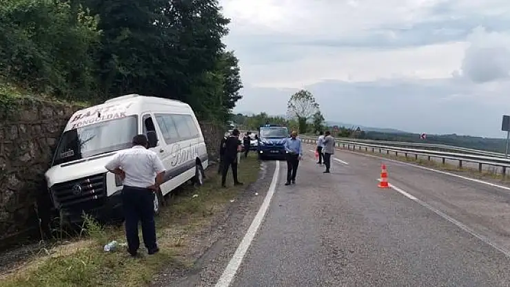 Yolcu minibüsü kaydı!