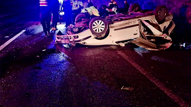 Zonguldak yolunda feci kaza