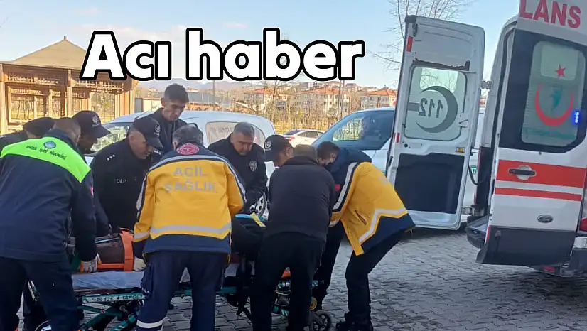 Adliye önünde fenalaşıp düştü