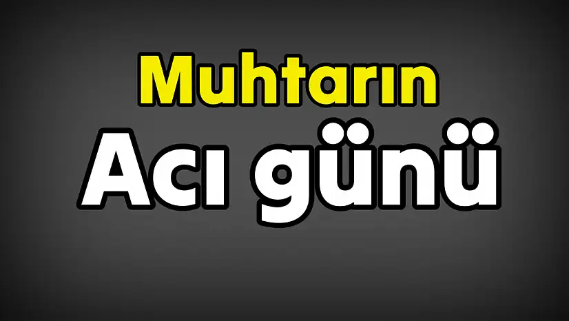 Akduman eşini kaybetti
