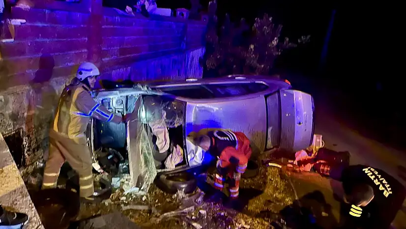 Akıllı kavşakta feci kaza