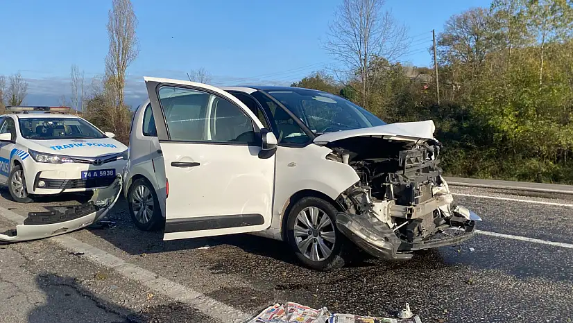 Bartın Çaycuma yolunda kaza