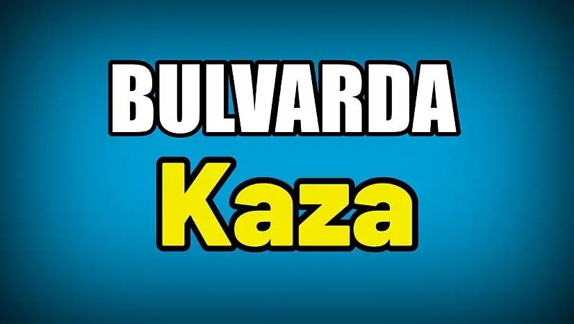 Bartın'da bulvarda kaza
