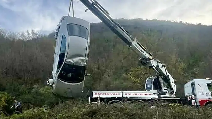 İnkumu yolunda kaza