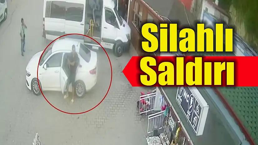 Silahlı saldırı kamerada