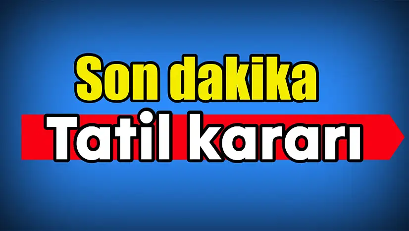 Taşımalı eğitime tatil Kararı