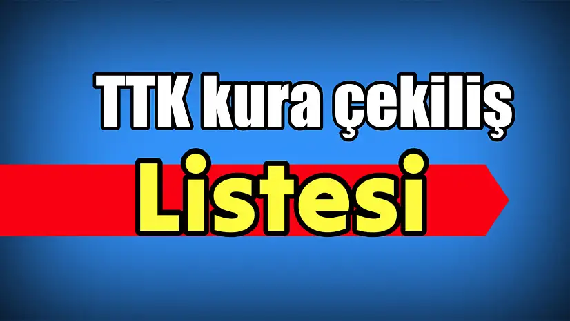 TTK'da işçi alımı kura çekilişi yapıldı