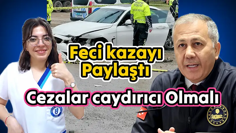 Yerlikaya'dan Edanur İçin Yürek Burkan Paylaşım