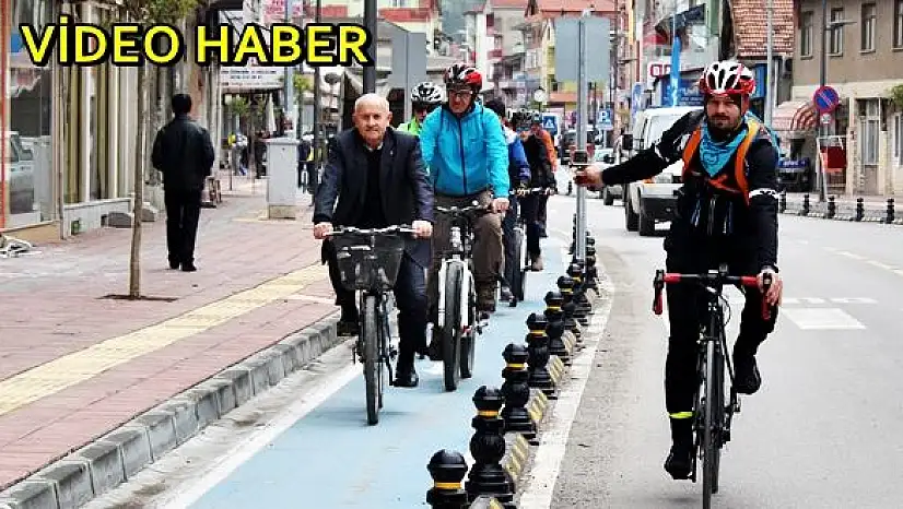 Başkan Karaman pedal çevirdi