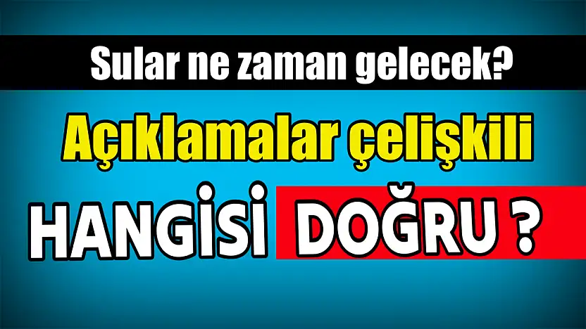 Bartın ve İnkumu susuz kaldı