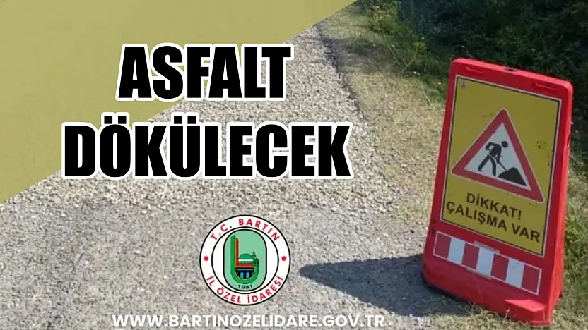 Bozuk yola sıcak asfalt dökülecek