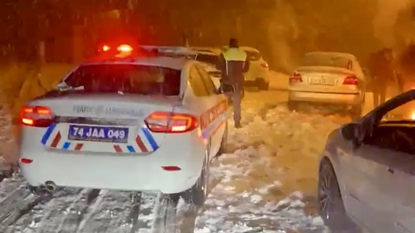 Kar keyfinde tepki çeken olay