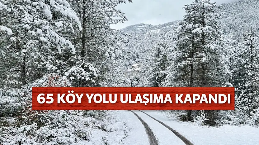 Karda kapanan yollar açılıyor