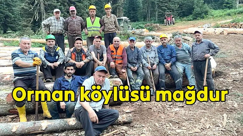 Kumluca'da orman köylüsü mağdur