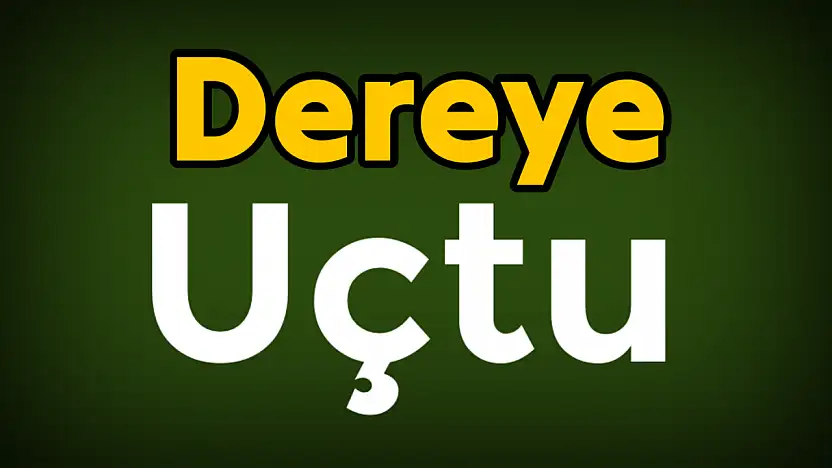 Motosiklet dereye uçtu