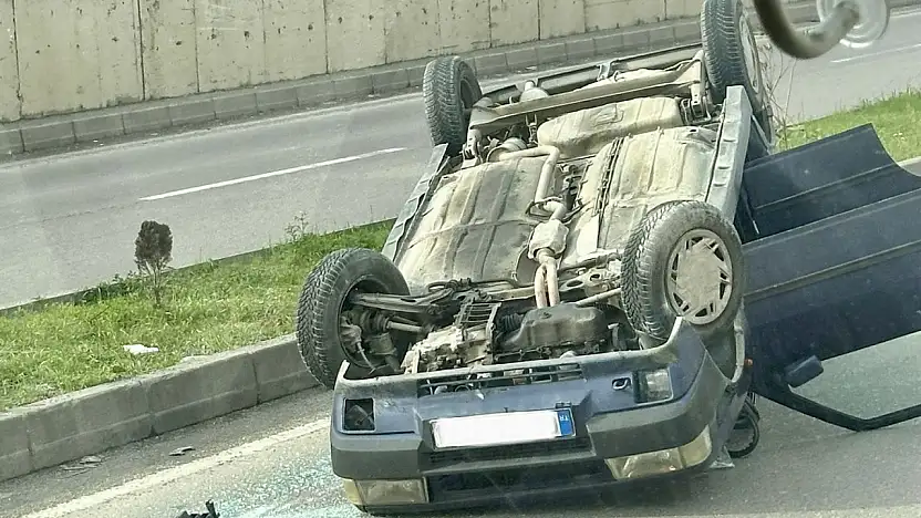 Türbe Mevkiinde kaza